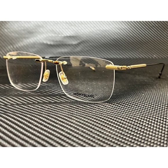 Montblanc 58mm Men Eyeglasses